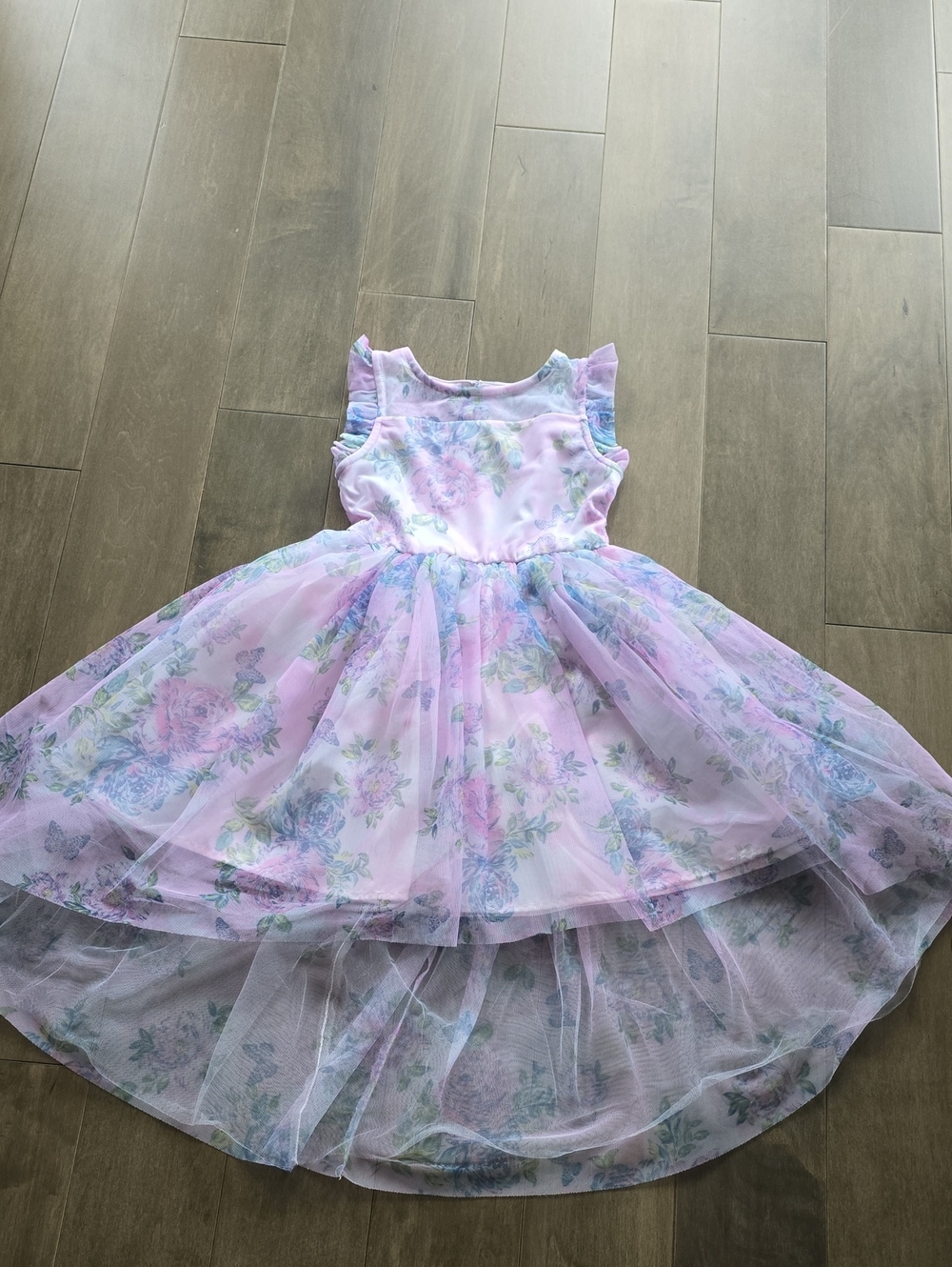 Zenzi  Floral Girls Dress